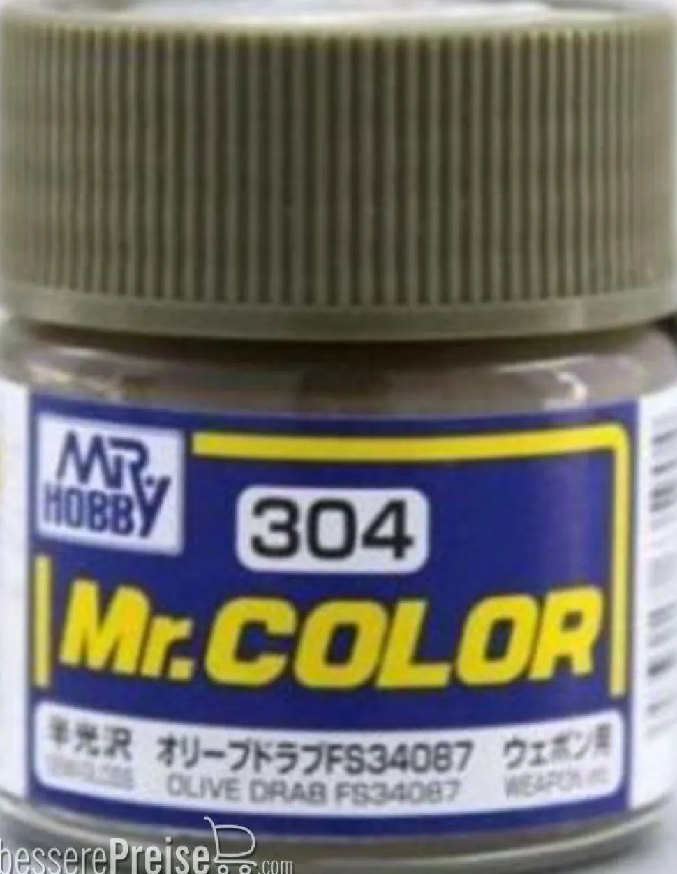 Mr Hobby -Gunze Mr. Color (10 ml) Olive Drab FS34087 - Mr Hobby - Gunze