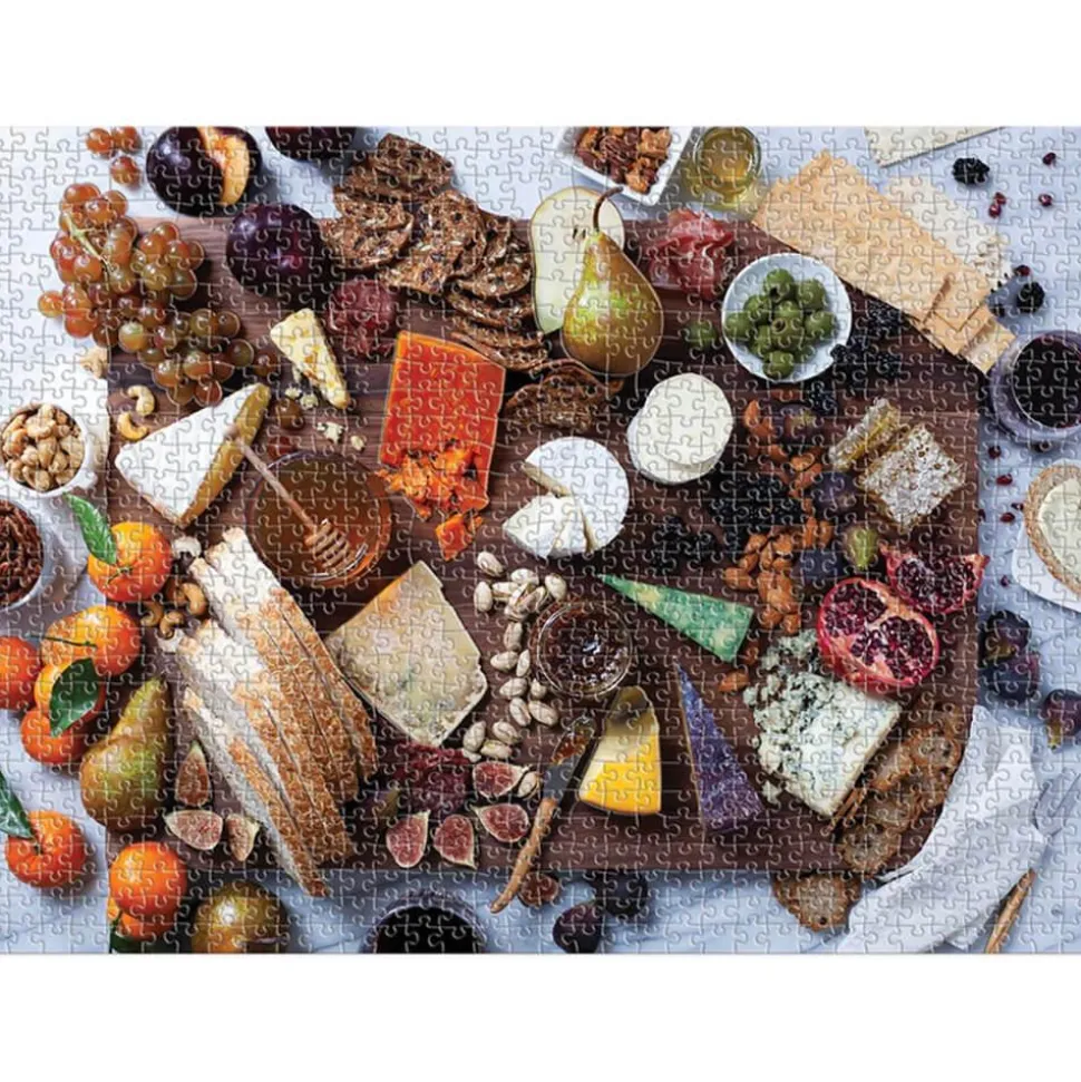 Multi-Puzzle 1000 pièces : L'art du plateau de fromages - Galison