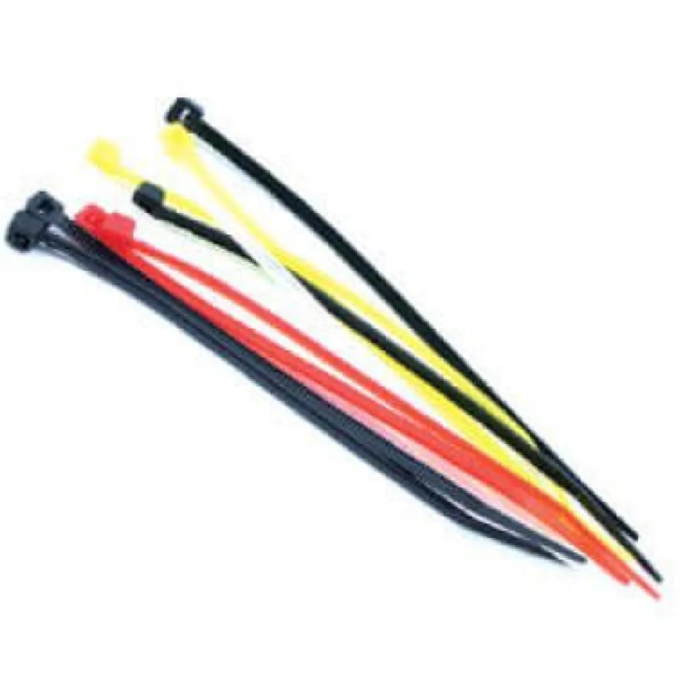 Noir 200Mm X 2.5Mm Nylon Cable Ties (10Pcs) - Fastrax