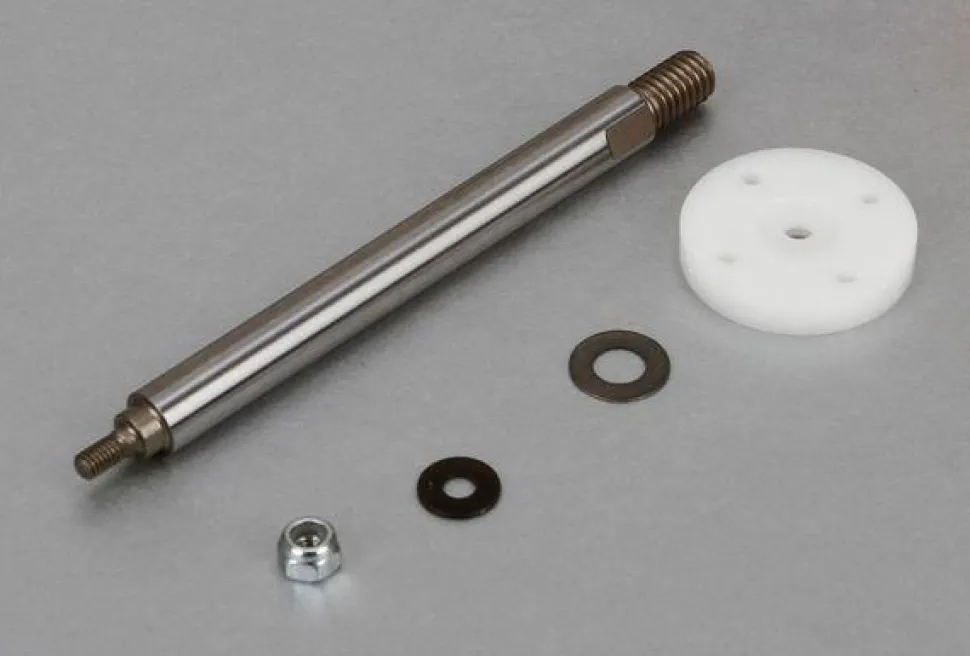 Nutted Shock Shaft & Piston Kit, Front: 5T - Losi - TLR