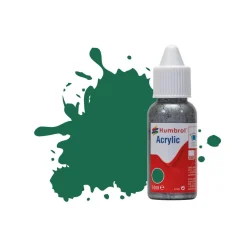 Peinture N°30 Vert Foncé - Mat : Acrylique : 14 ml - Humbrol