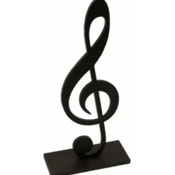 Petit CENTRE de table Clé de Sol musique en bois 18cm - RueDeLaFete