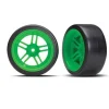 Pneus + Jantes Arriere Vert 1,9 Drift (2) - Traxxas - Traxxas