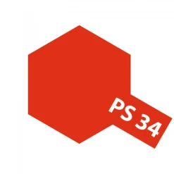 PS34 - Peinture en bombe 100 ml : rouge ferrari - Tamiya