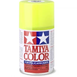 PS27 - Peinture en bombe 100 ml : jaune fluo - Tamiya