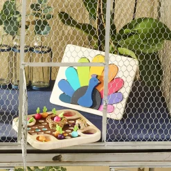 Puzzle / encastrement en volume paon - Andy Westface - Vilac