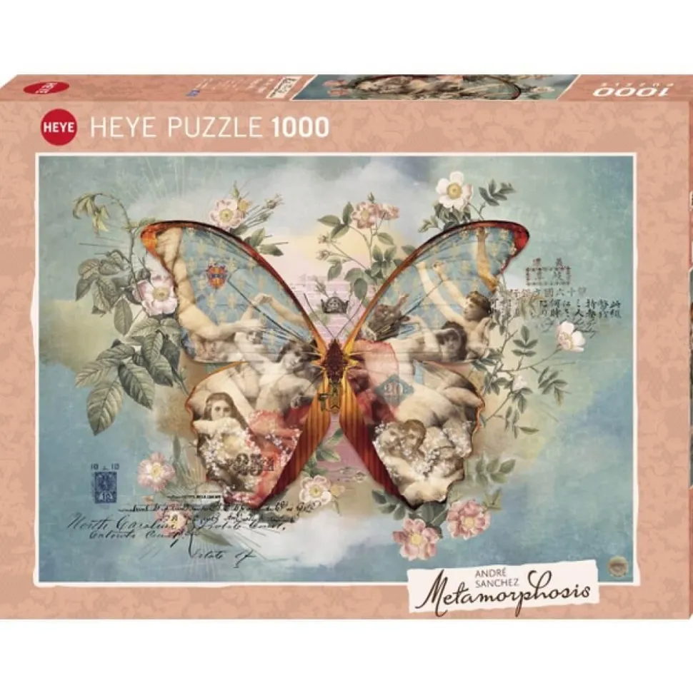 Puzzle 1000 pièces : ailes de métamorphoses N°1 - Heye