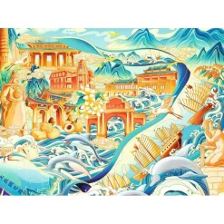 Puzzle 1500 pièces : Japon - Nathan