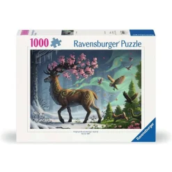 Puzzle 1000 pièces : Le cerf du printemps - Ravensburger
