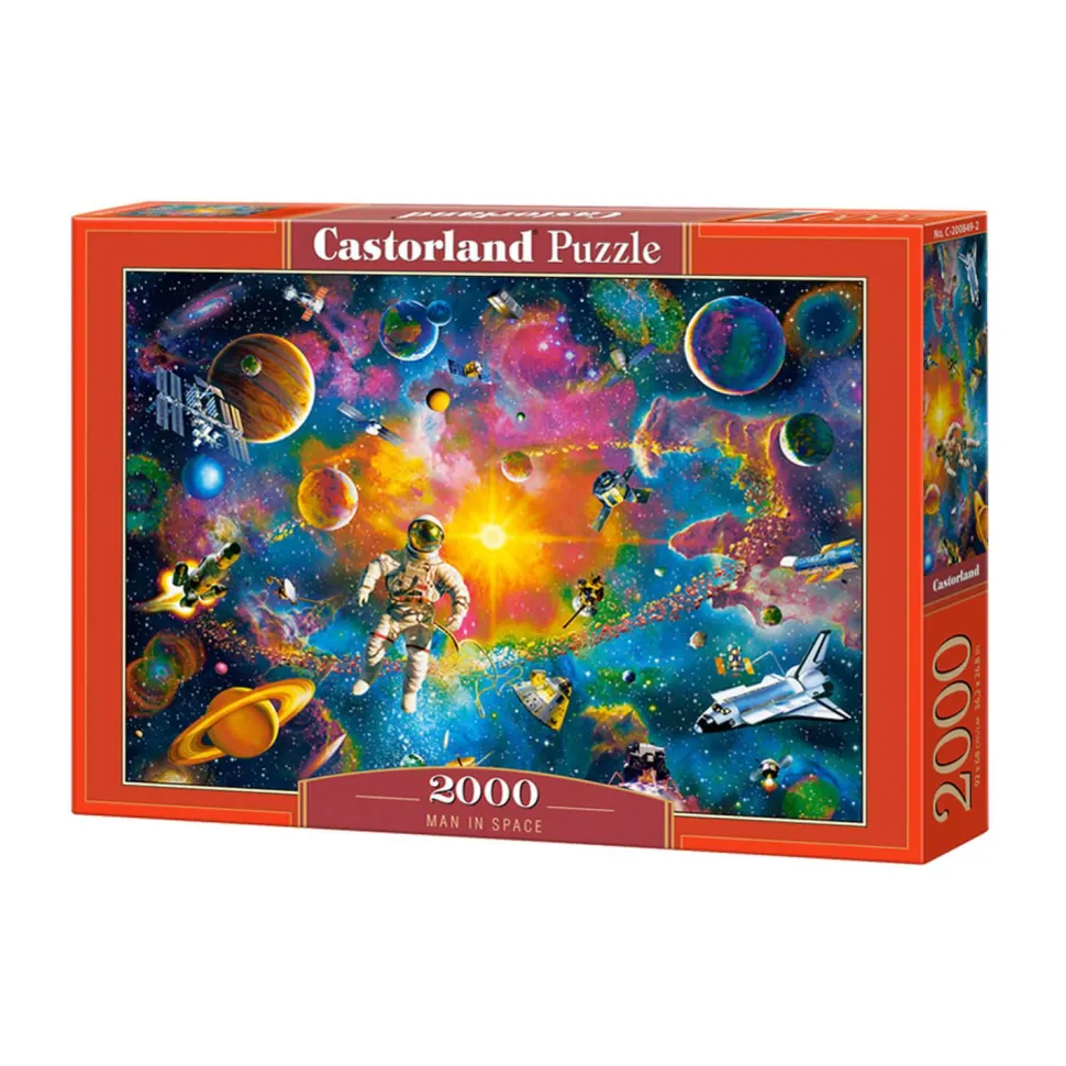 Puzzle 2000 pièces : L'homme dans l'espace - Castorland