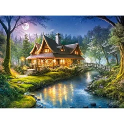 Puzzle 1000 pièces : Maison du forestier - CherryPazzi