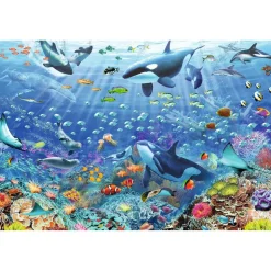 Puzzle 3000 pièces : Monde sous-marin coloré - Ravensburger