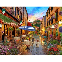 Puzzle 550 pièces : À vélo à travers l'Italie - Vermont Christmas Company