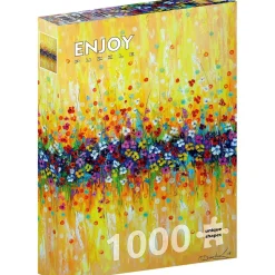 Puzzle 1000 Pièces : Abstraction délicate en couleurs - EnjoyPuzzle