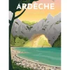 Puzzle 1500 pièces : Affiche de l'Ardèche, Louis l'Affiche - Nathan