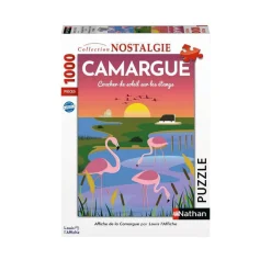 Puzzle 1000 pièces : Affiche de la Camargue, Louis l'Affiche - Nathan
