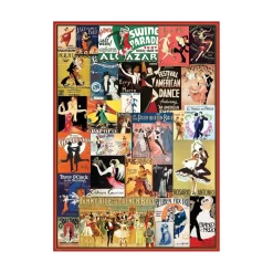 Puzzle 1000 pièces : Affiches danse de salon - Eurographics