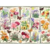 Puzzle 1000 pièces - Affiches de fleurs du jardin - Ravensburger