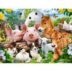 Puzzle 60 pièces : Amis de la Ferme - Castorland