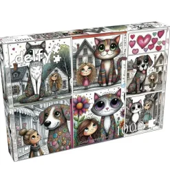 Puzzle 1000 pièces : AMITIÉS GÉANTES - JaCaRou