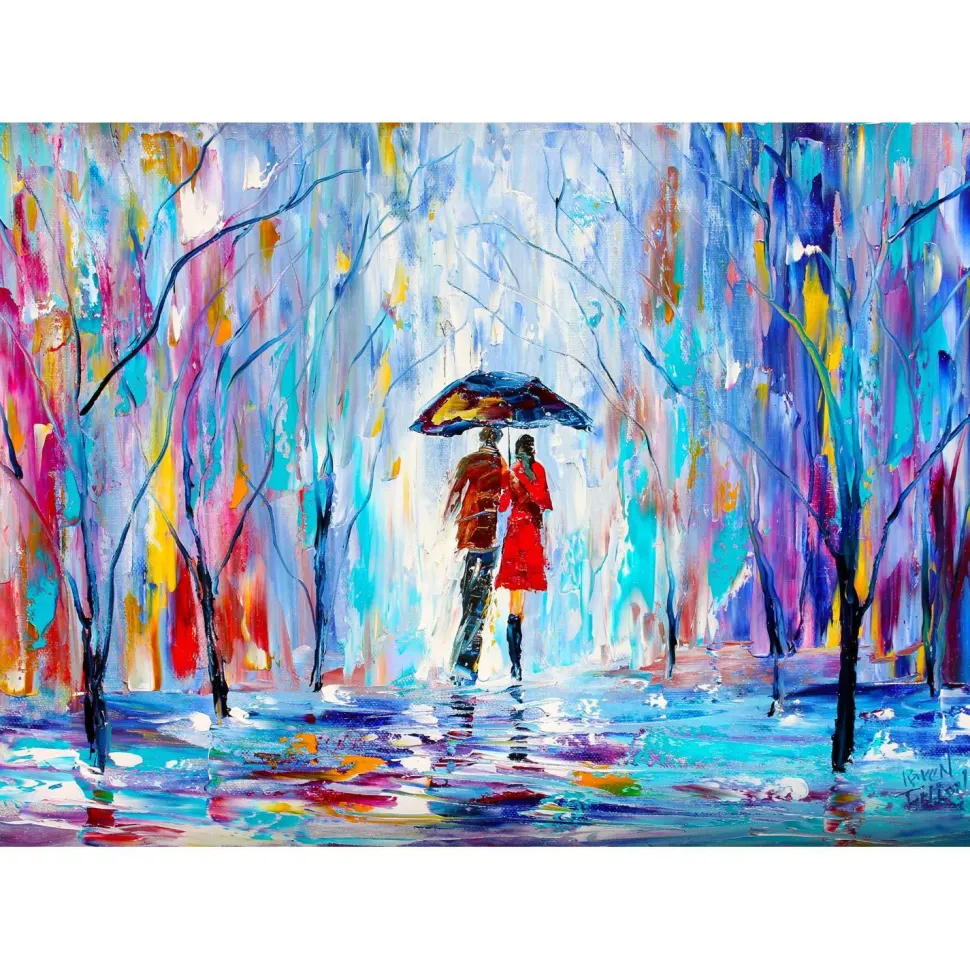 Puzzle 1000 Pièces : AmourPluvieux - EnjoyPuzzle