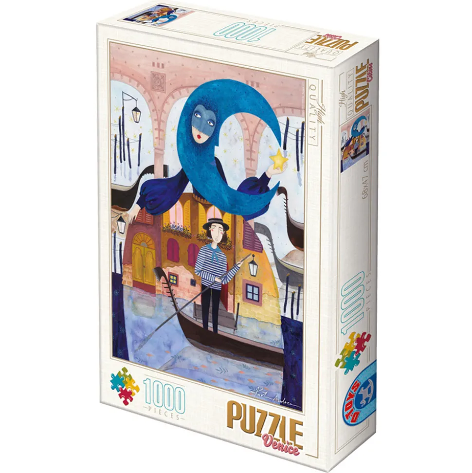 Puzzle 1000 pièces : Andrea Kürti : Venise - DToys
