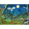 Puzzle 100 pièces : Animaux dans la forêt nocturne - Schmidt