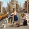 Puzzle 500 pièces : Animaux de la ville - New York Puzzle Company