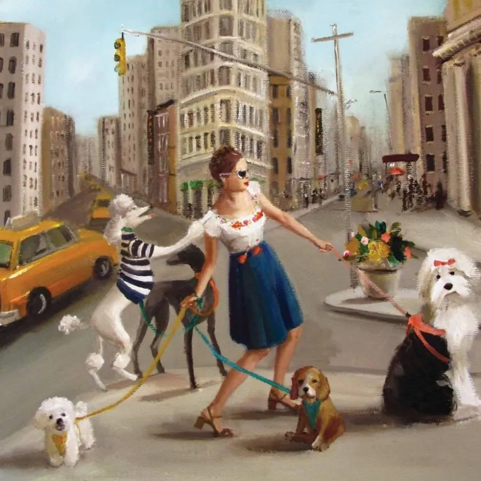 Puzzle 500 pièces : Animaux de la ville - New York Puzzle Company