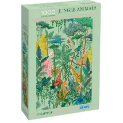 Puzzle 1000 pièces : Animaux de la jungle - Gibsons