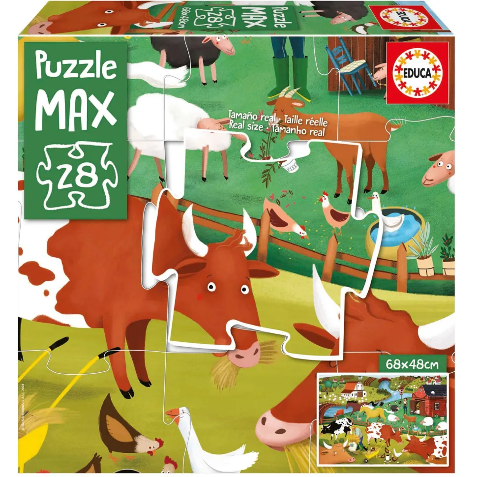 Puzzle 28 pièces : Animaux sous la mer - Educa