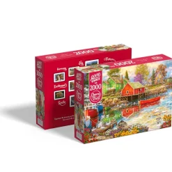 Puzzle 2000 pièces : Anse calme - CherryPazzi
