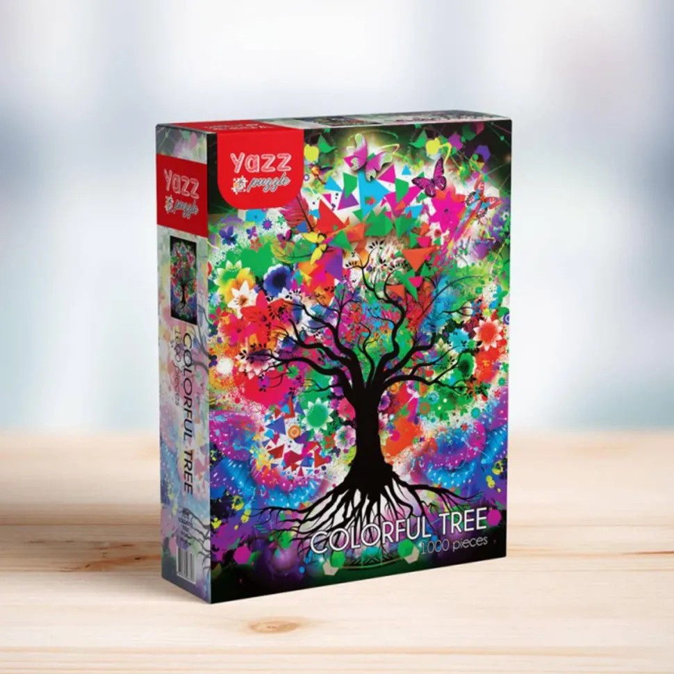 Puzzle 1000 pièces : Arbre coloré - Yazz puzzle