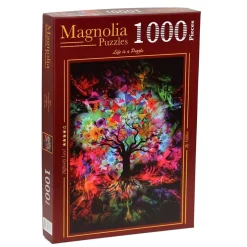 Puzzle 1000 pièces : Arbre coloré - Magnolia