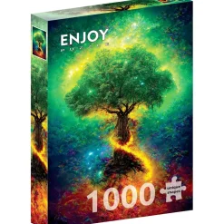 Puzzle 1000 Pièces : Arbre de vie nordique - EnjoyPuzzle