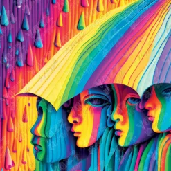 Puzzle 1023 pièces : arc en ciel - Yazz puzzle