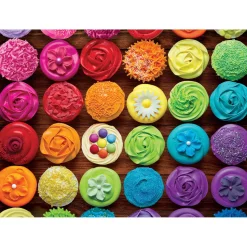 Puzzle 1000 pièces : Arc-en-ciel de petits gâteaux - Eurographics