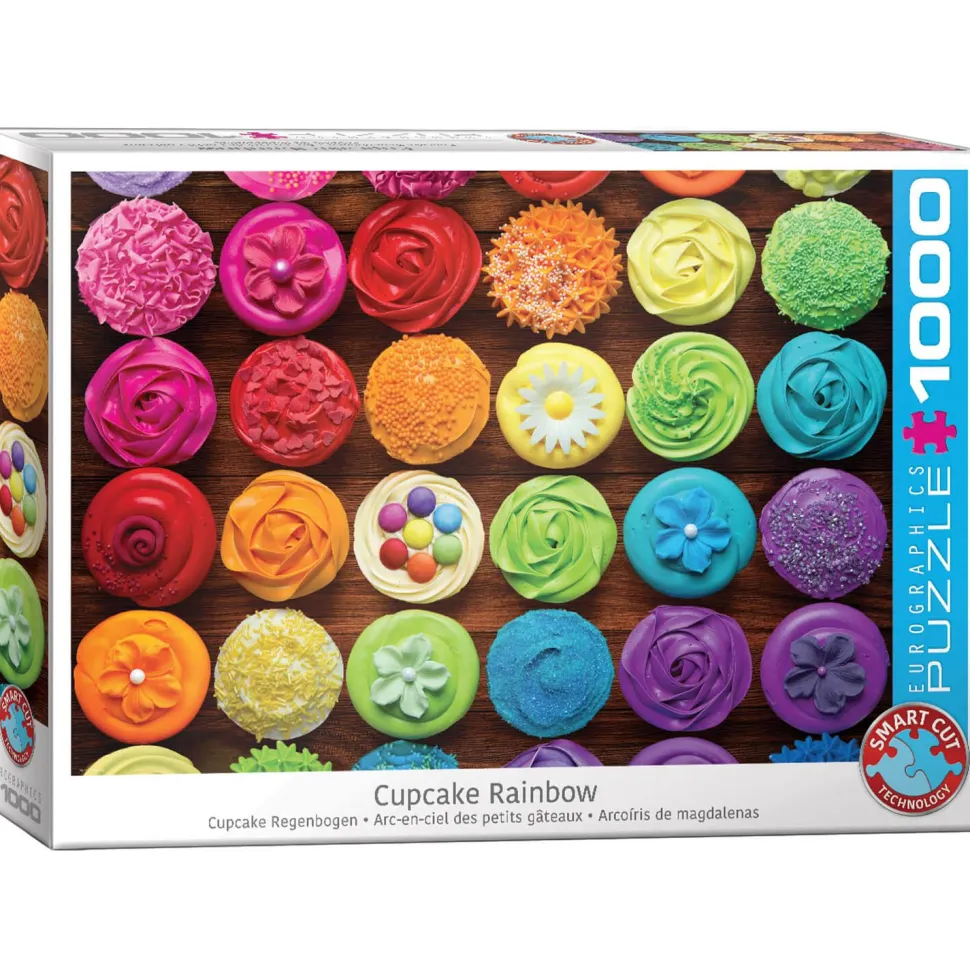 Puzzle 1000 pièces : Arc-en-ciel de petits gâteaux - Eurographics