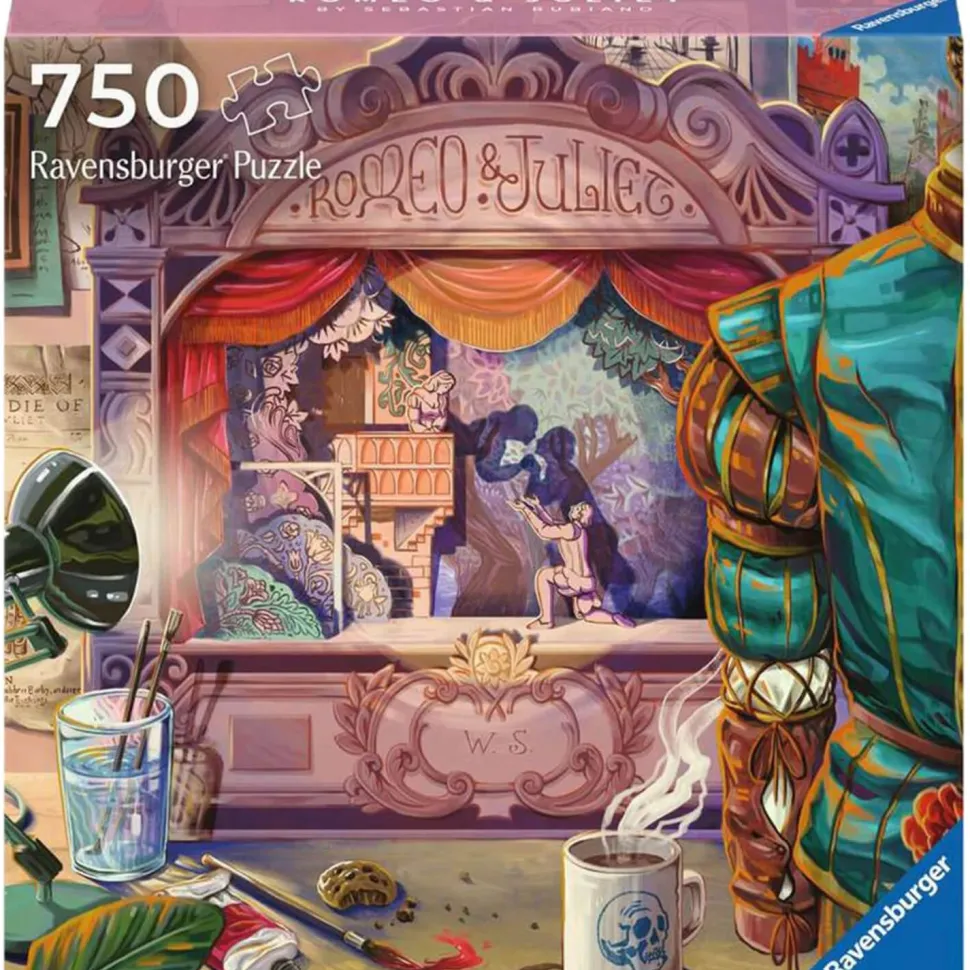 Puzzle 750 pièces : Art & Soul : Roméo & Juliette - Ravensburger