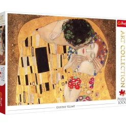 Puzzle 1000 pièces : Art Collection - Le Baiser, Gustav Klimt - Trefl