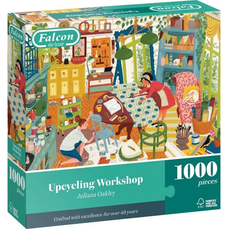 Puzzle 1000 pièces : Atelier de Recyclage - Falcon de luxe