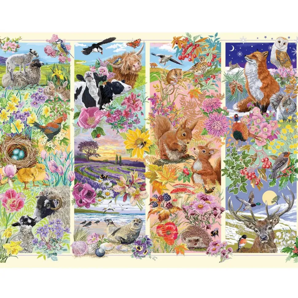 Puzzle 1000 pièces : Au fil des saisons - Gibsons