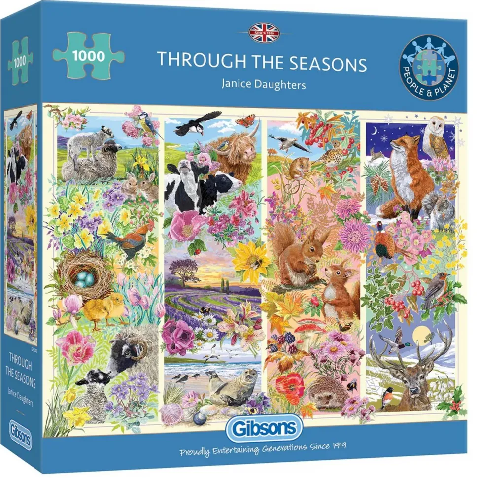 Puzzle 1000 pièces : Au fil des saisons - Gibsons