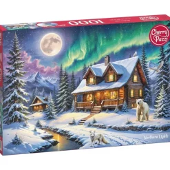 Puzzle 1000 pièces : Aurores boréales - CherryPazzi