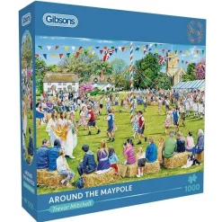 Puzzle 1000 pièces : Autour du mât de mai - Gibsons