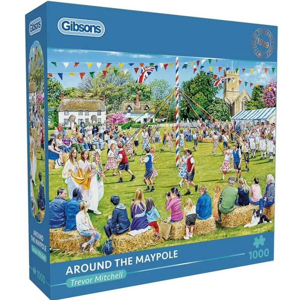 Puzzle 1000 pièces : Autour du mât de mai - Gibsons