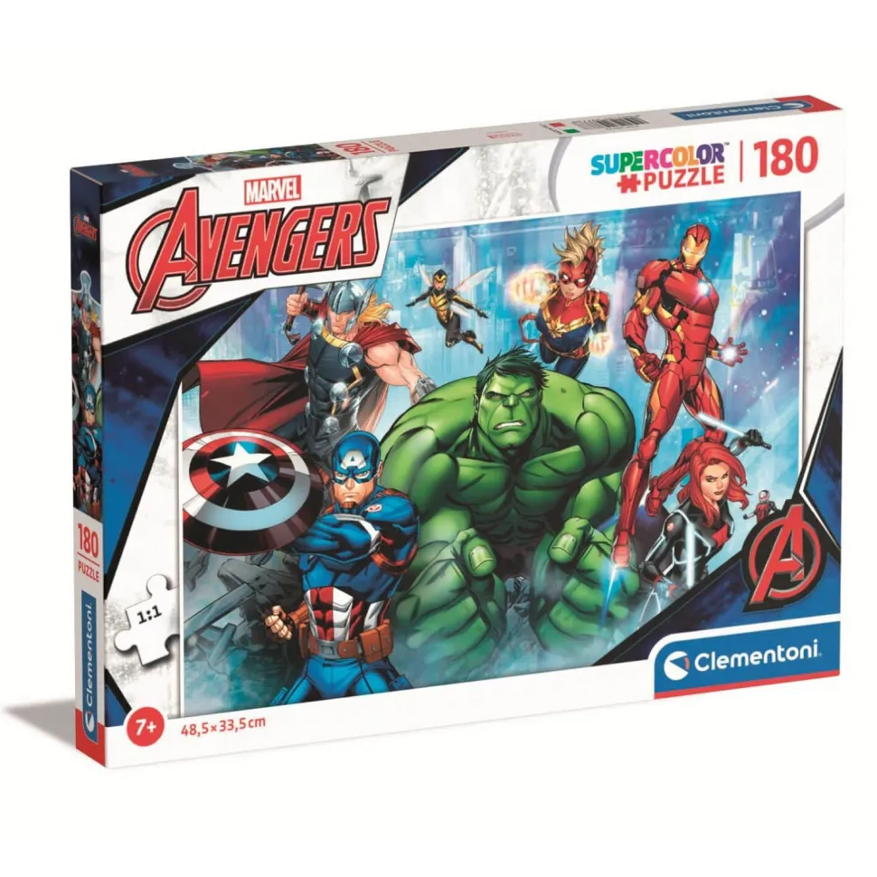 Puzzle 180 pièces : Avengers - Clementoni