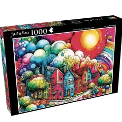 Puzzle 1000 pièces : AVENUE COLORÉE - JaCaRou