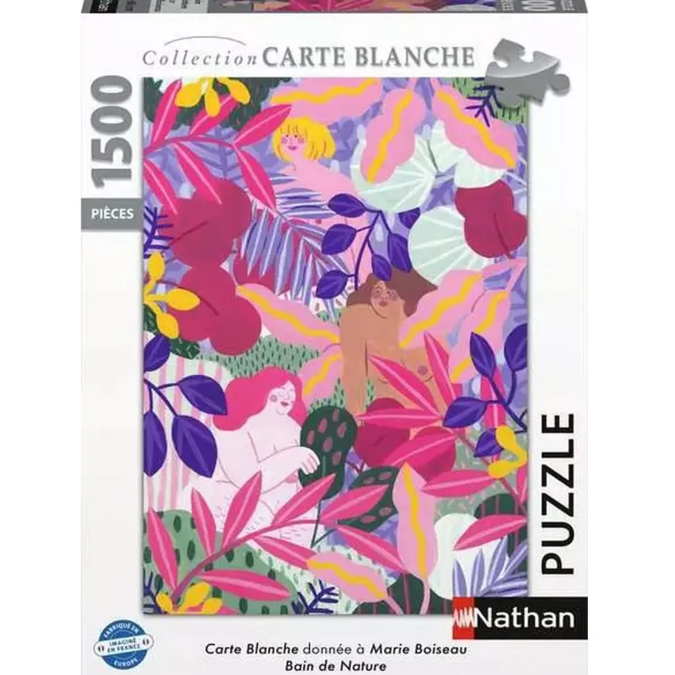 Puzzle 1500 pièces : Bain de Nature, Marie Boiseau (Collection Carte Blanche) - Nathan