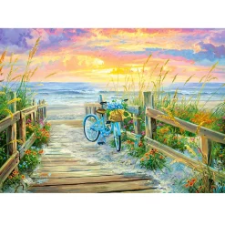 Puzzle 1000 pièces : Balade du matin - Castorland